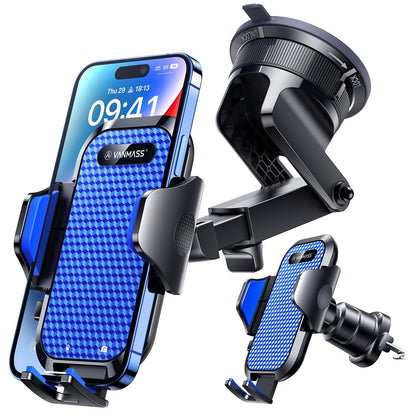 Heavy-Duty Car Phone Mount With Dual Mounting