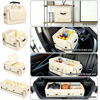 Structured Trunk Organizer for Cars and SUVs