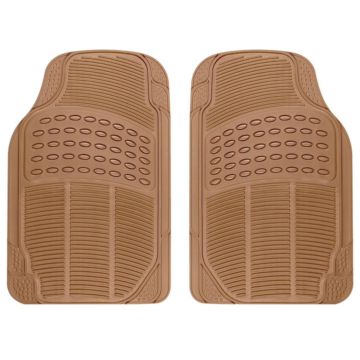 Clear All-Weather Floor Mats With Anti-Slip Grip