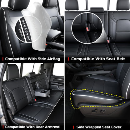 RAM 1500 Tailored Leather Seat Covers