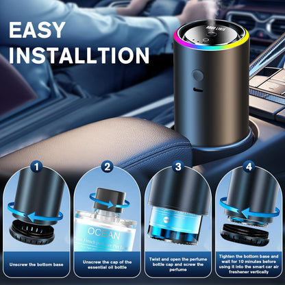 Smart Car Fragrance Diffuser With RGB Light
