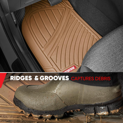 Motor Trend MT-773-801-BK Black Floor Mats