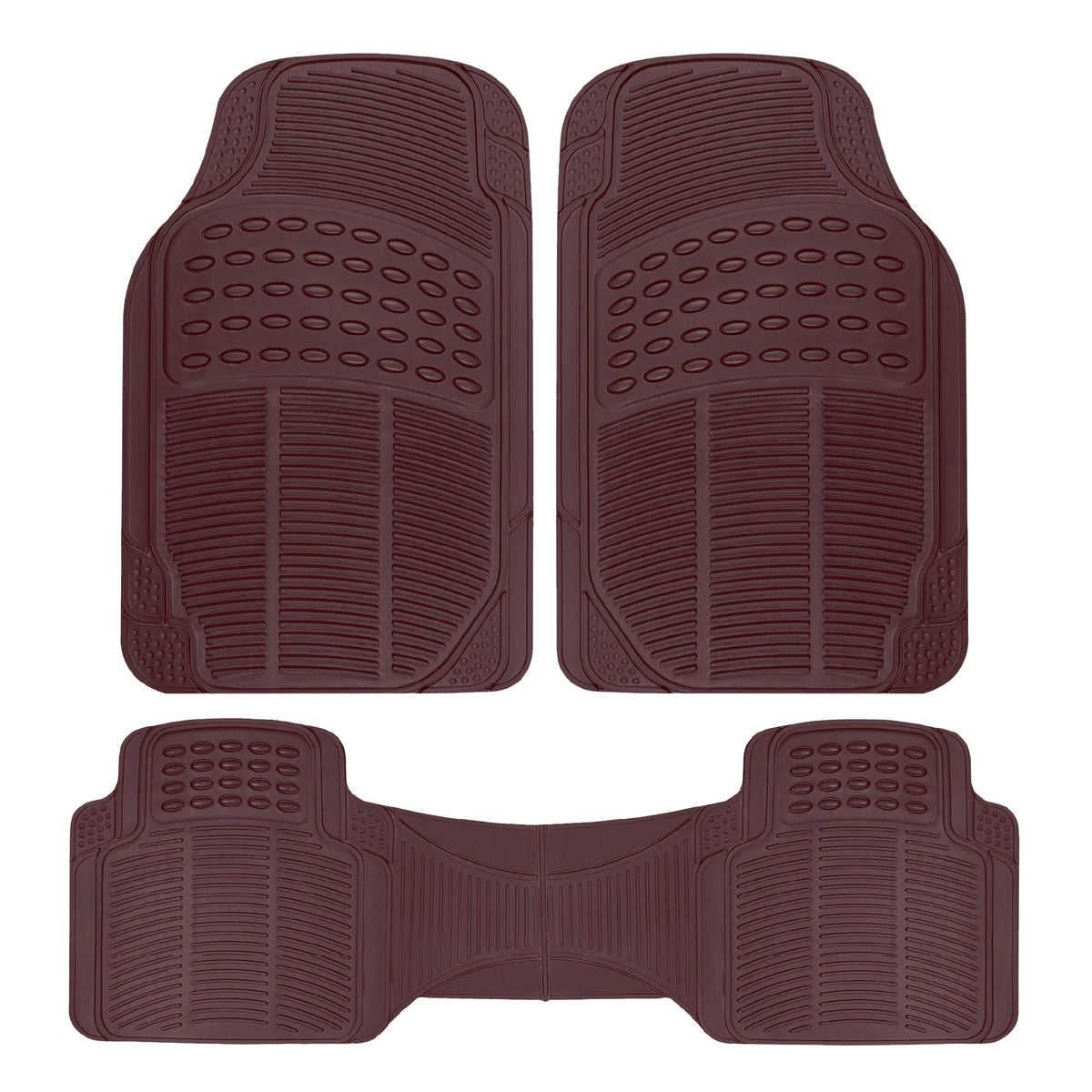 Clear All-Weather Floor Mats With Anti-Slip Grip
