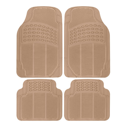 Clear All-Weather Floor Mats With Anti-Slip Grip
