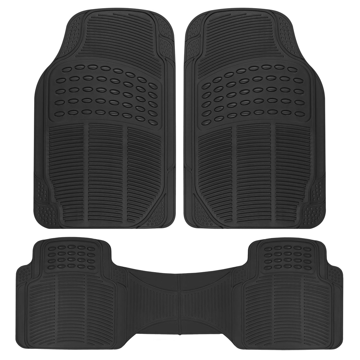 Clear All-Weather Floor Mats With Anti-Slip Grip