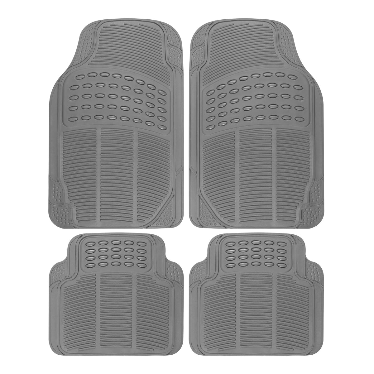 Clear All-Weather Floor Mats With Anti-Slip Grip