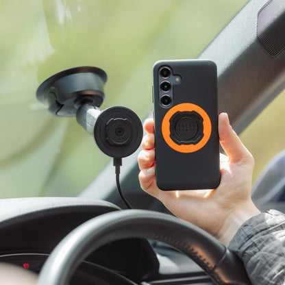 MagSafe Suction Phone Mount With Wireless Charging