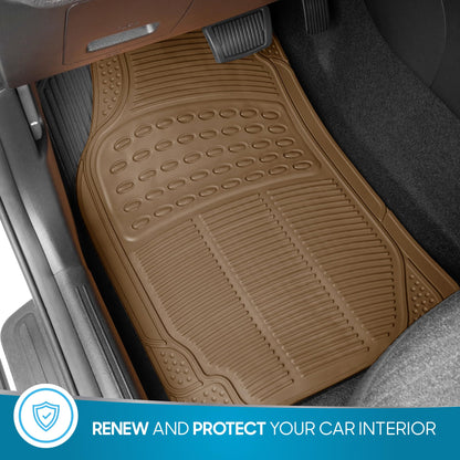 Clear All-Weather Floor Mats With Anti-Slip Grip