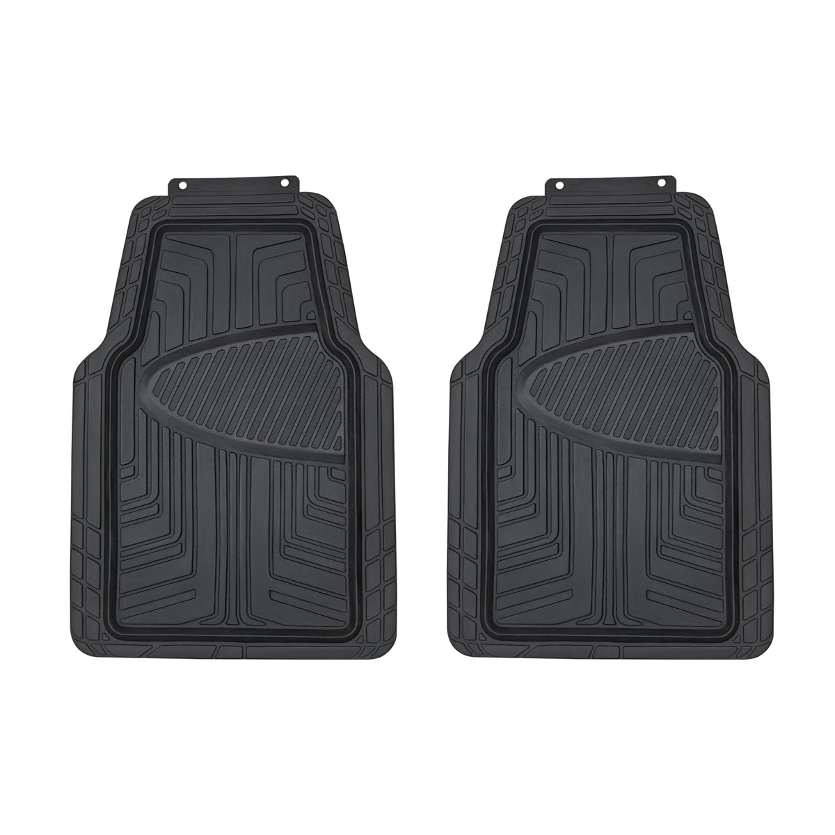 All-Season Rubber Floor Mats – 2 Piece Set