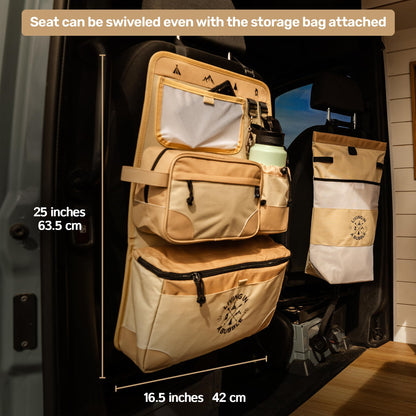 Premium Seat Back Organizer for Cars and Campervans