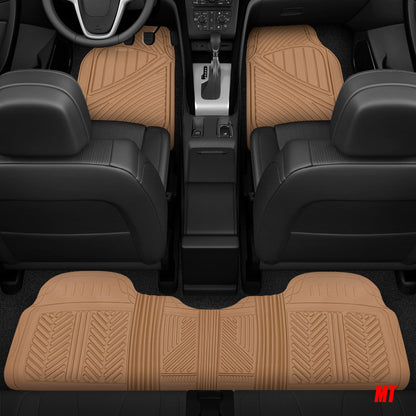 Motor Trend MT-773-801-BK Black Floor Mats