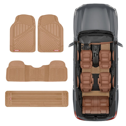 Motor Trend MT-773-801-BK Black Floor Mats