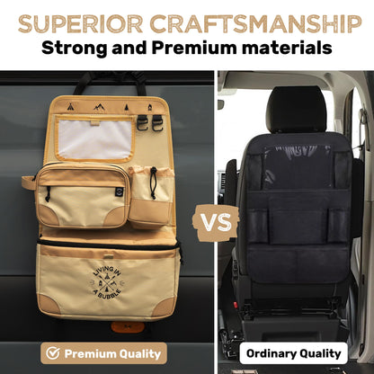Premium Seat Back Organizer for Cars and Campervans