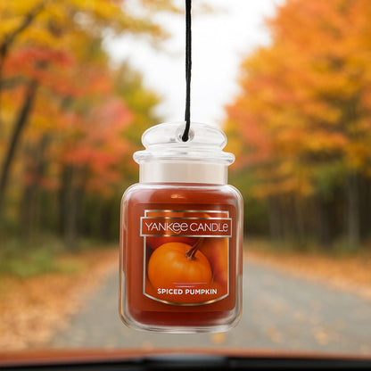 Spiced Pumpkin Hanging Car Air Freshener