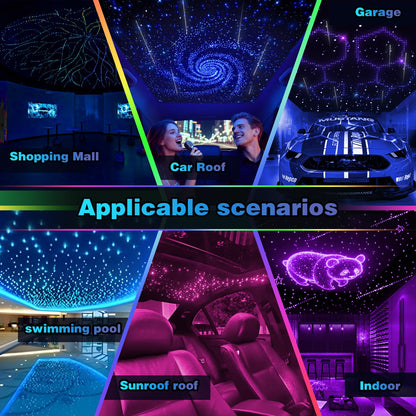 Fiber Optic Ambient Interior Lighting Kit