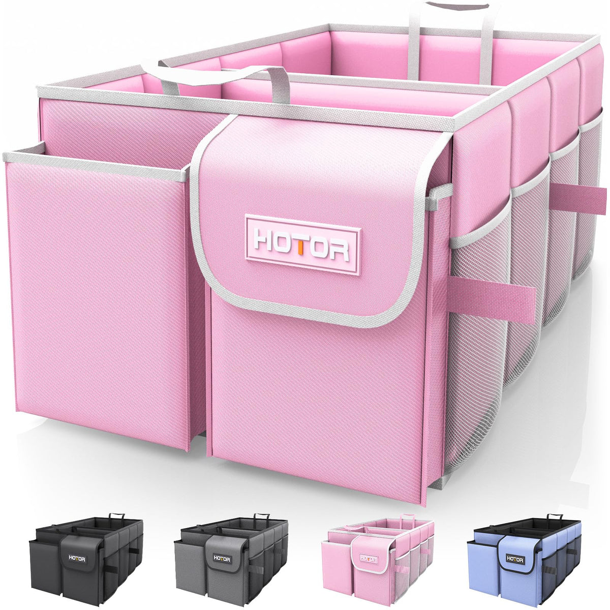 Foldable Trunk Organizer With Reinforced Storage