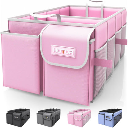 Foldable Trunk Organizer With Reinforced Storage
