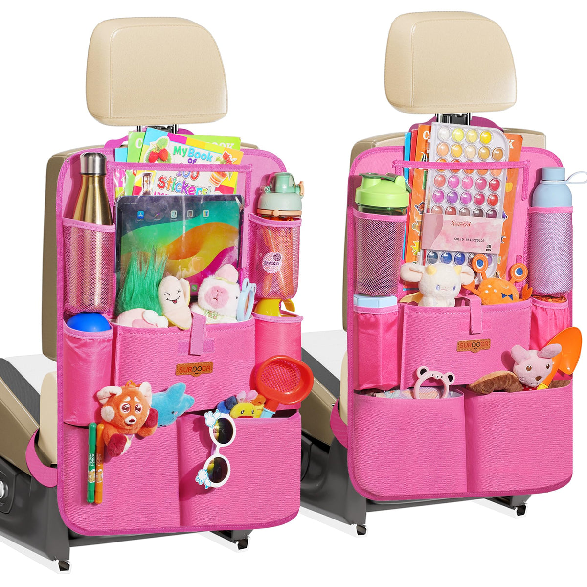 8-Pocket Backseat Organizer With Tablet Holder