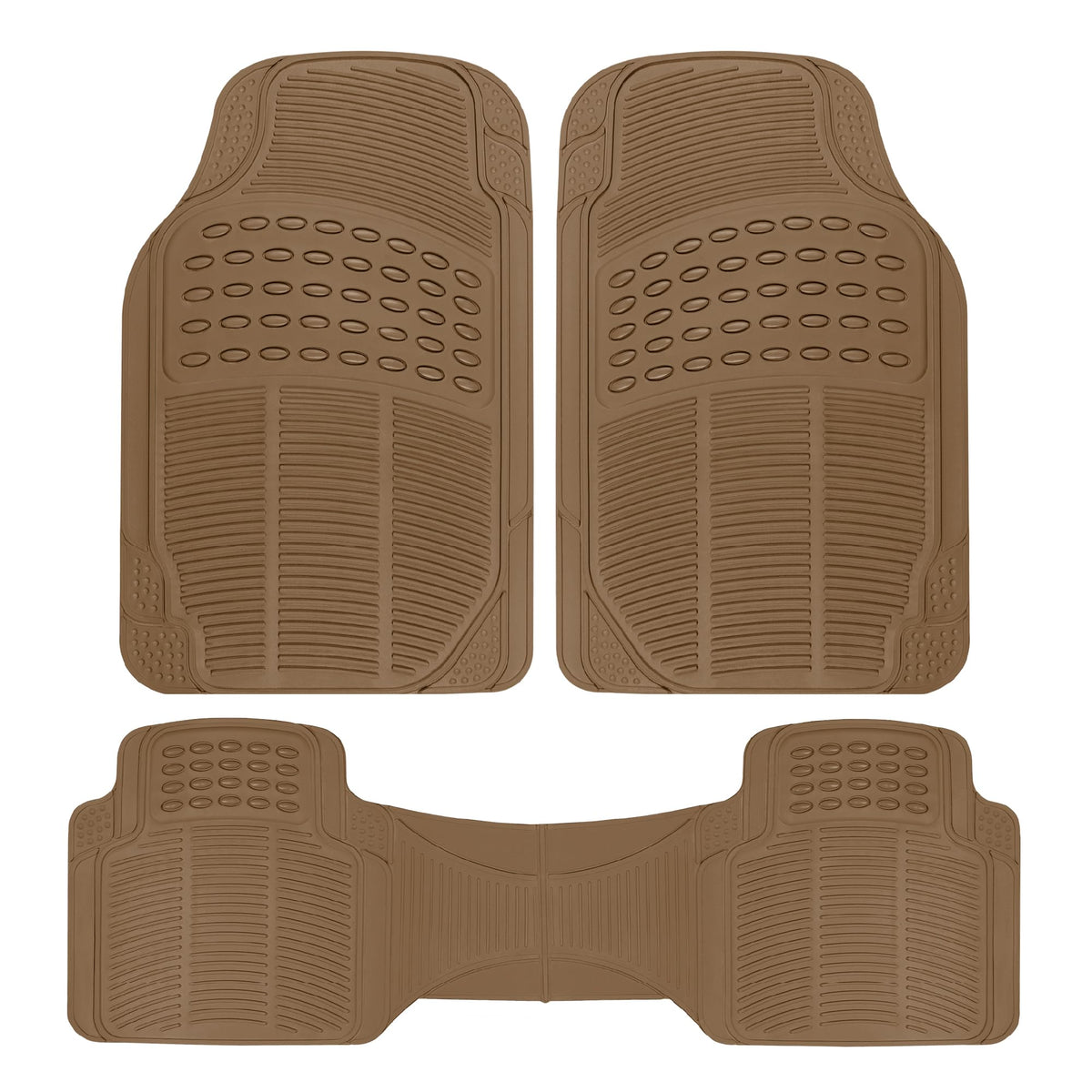 Clear All-Weather Floor Mats With Anti-Slip Grip