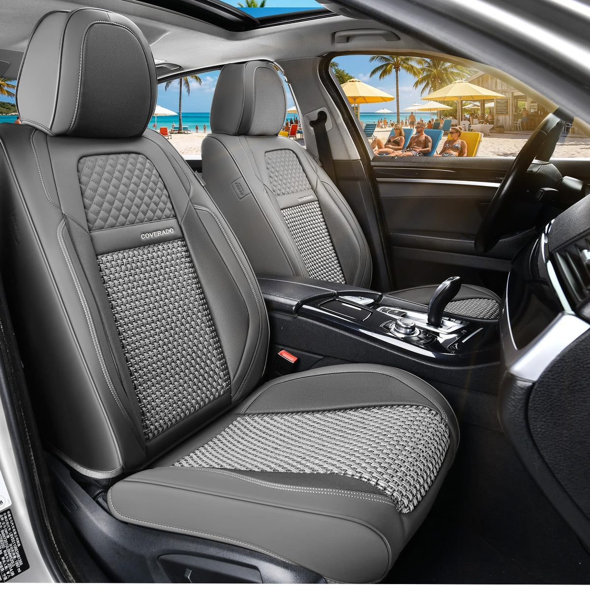Universal Car Seat Covers for Front and Rear Seats