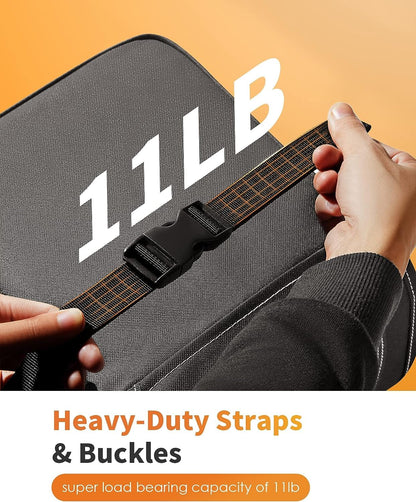 Leakproof Car Trash Can With Storage Pockets