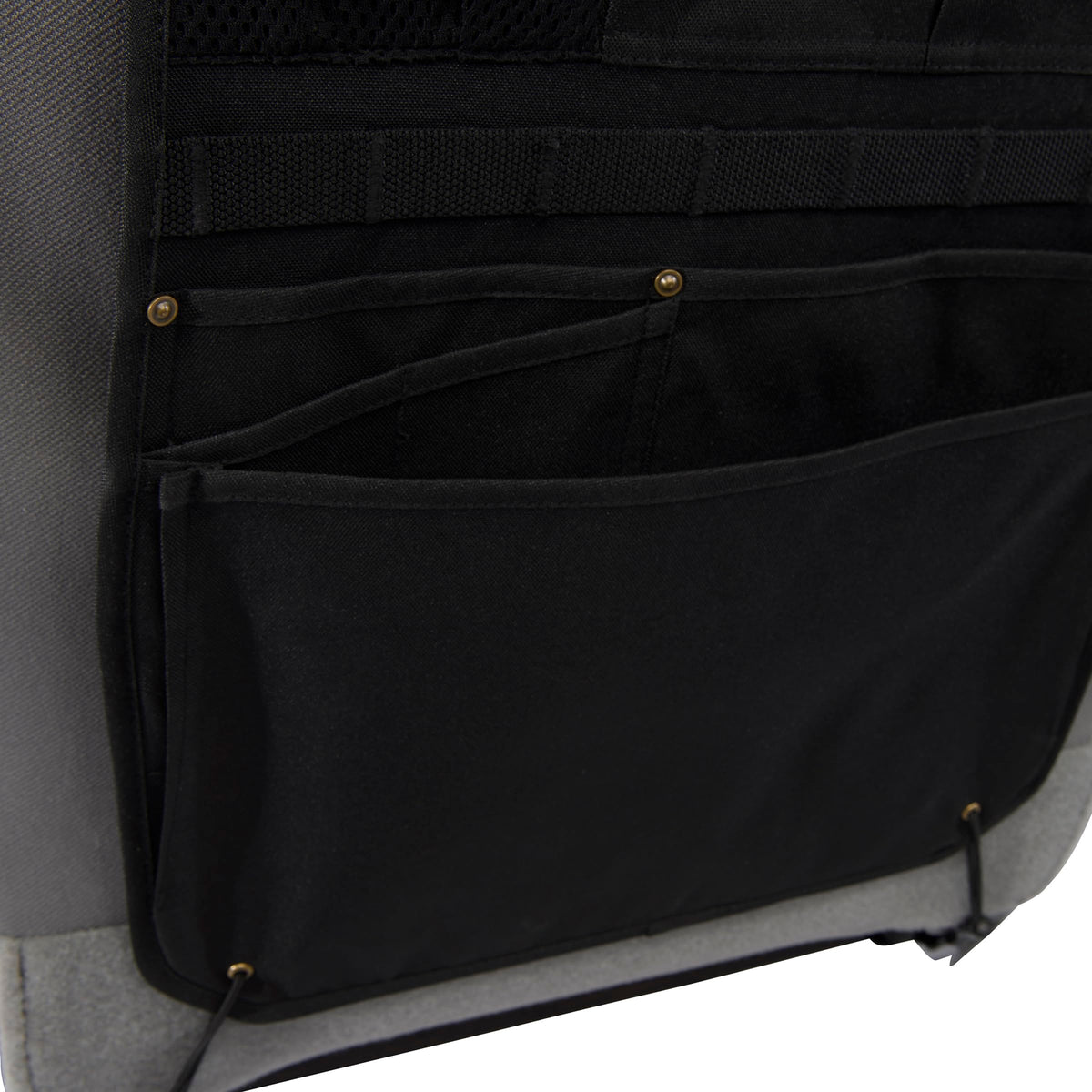 Nylon Duck Seat Back Organizer With Utility Pockets