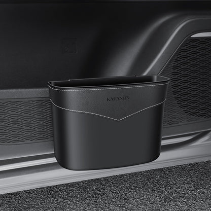 Mini Car Trash Can With Bag Organizer