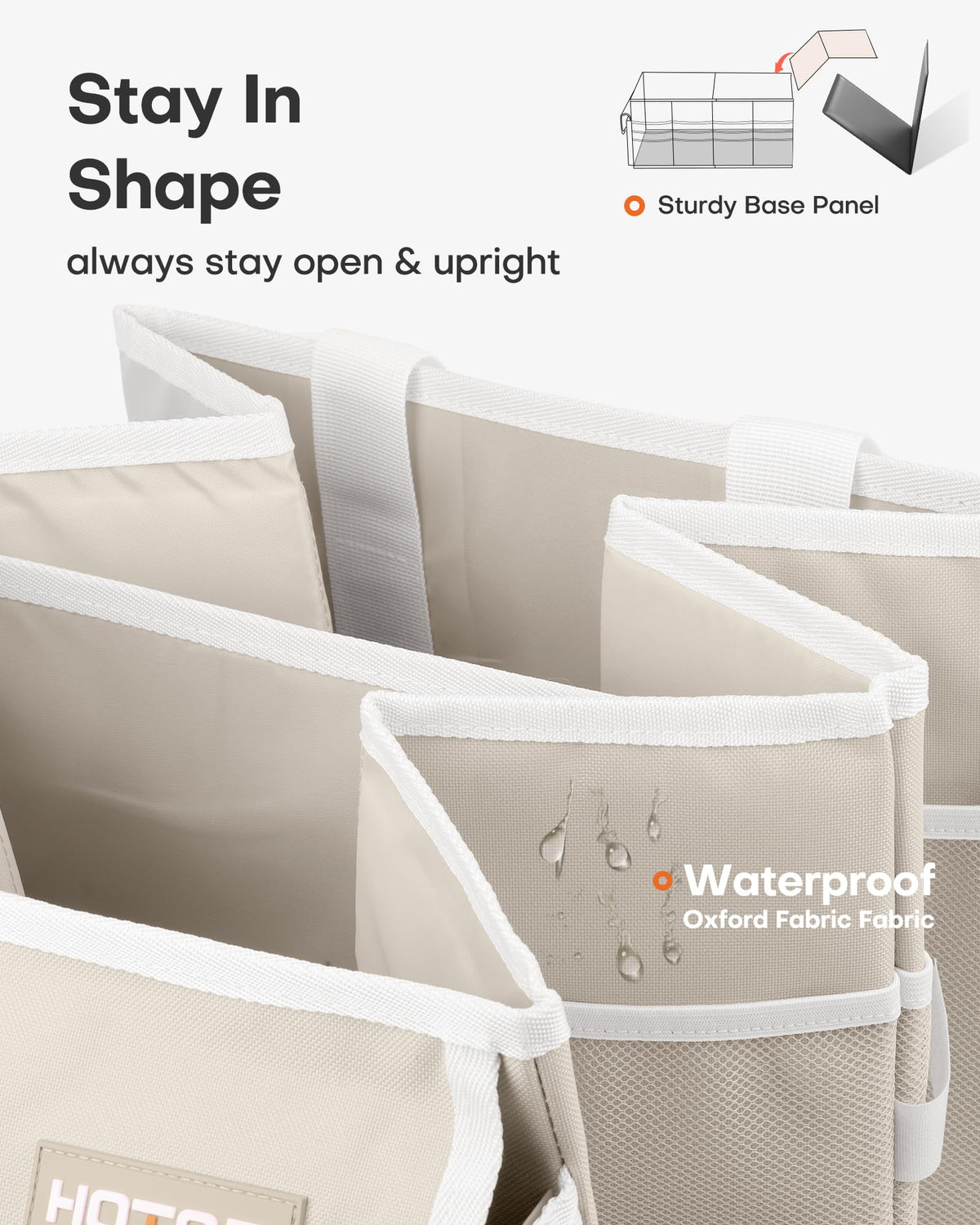 Foldable Trunk Organizer With Reinforced Storage