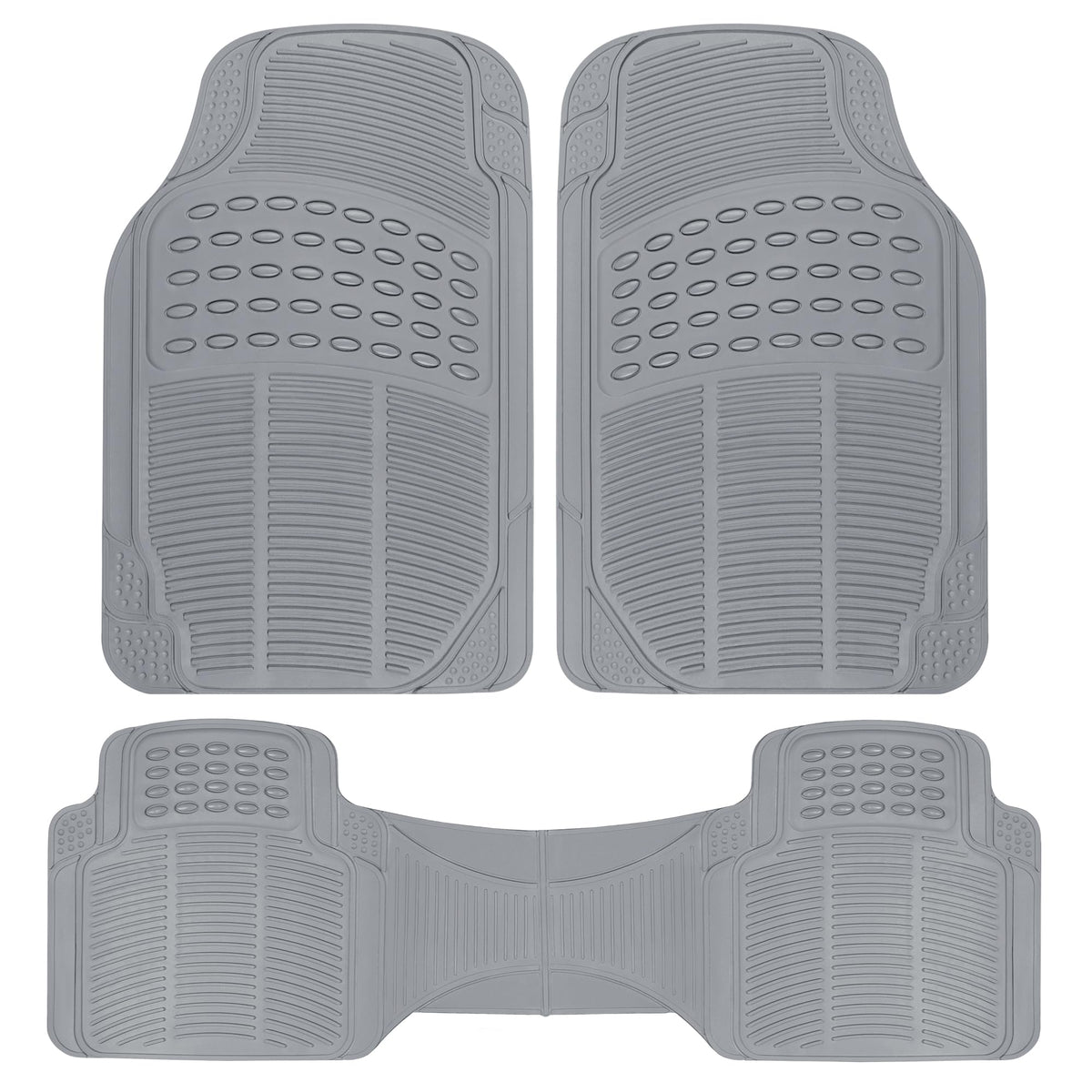 Clear All-Weather Floor Mats With Anti-Slip Grip