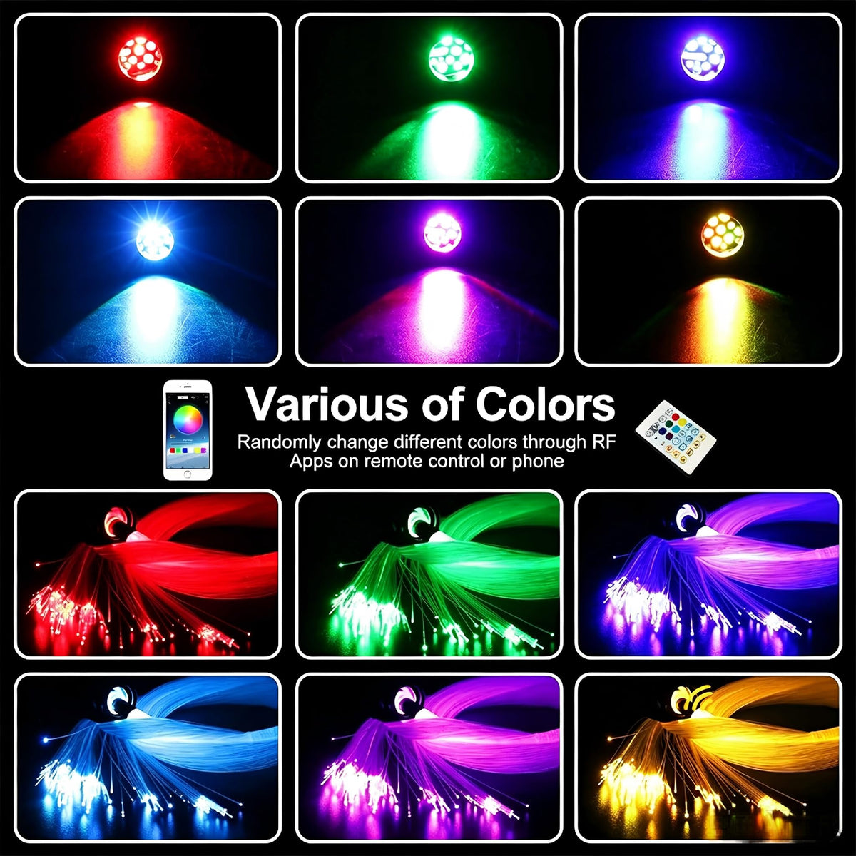 Fiber Optic Ambient Interior Lighting Kit