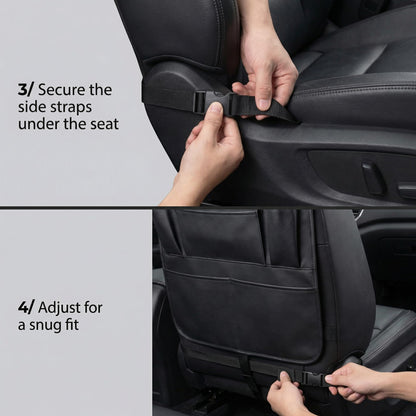 Travel Backseat Organizer With Touchscreen Holder