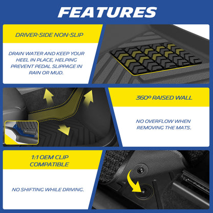 Chevy & GMC All-Weather Vehicle Floor Mats