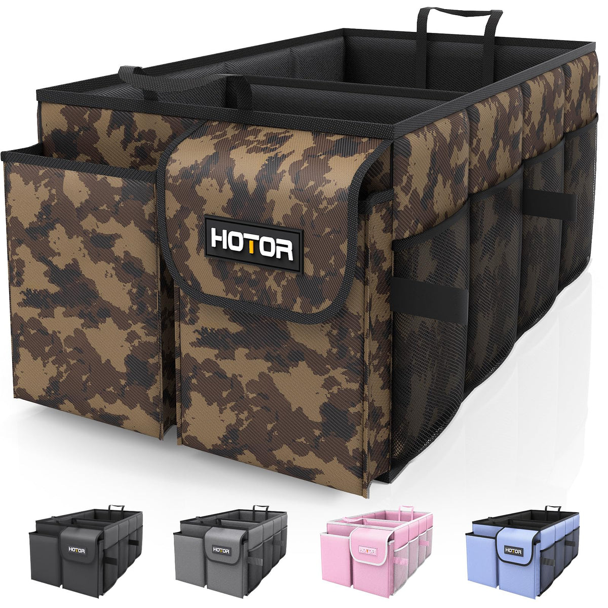 Foldable Trunk Organizer With Reinforced Storage
