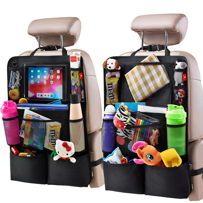 Backseat Organizer With Tablet Holder – 2 Pack