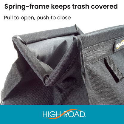 Car Trash Can With Push-Close Waterproof Lid