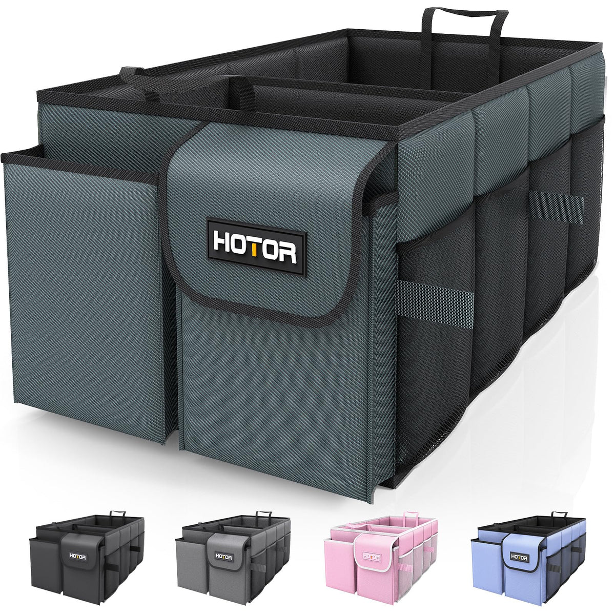 Foldable Trunk Organizer With Reinforced Storage