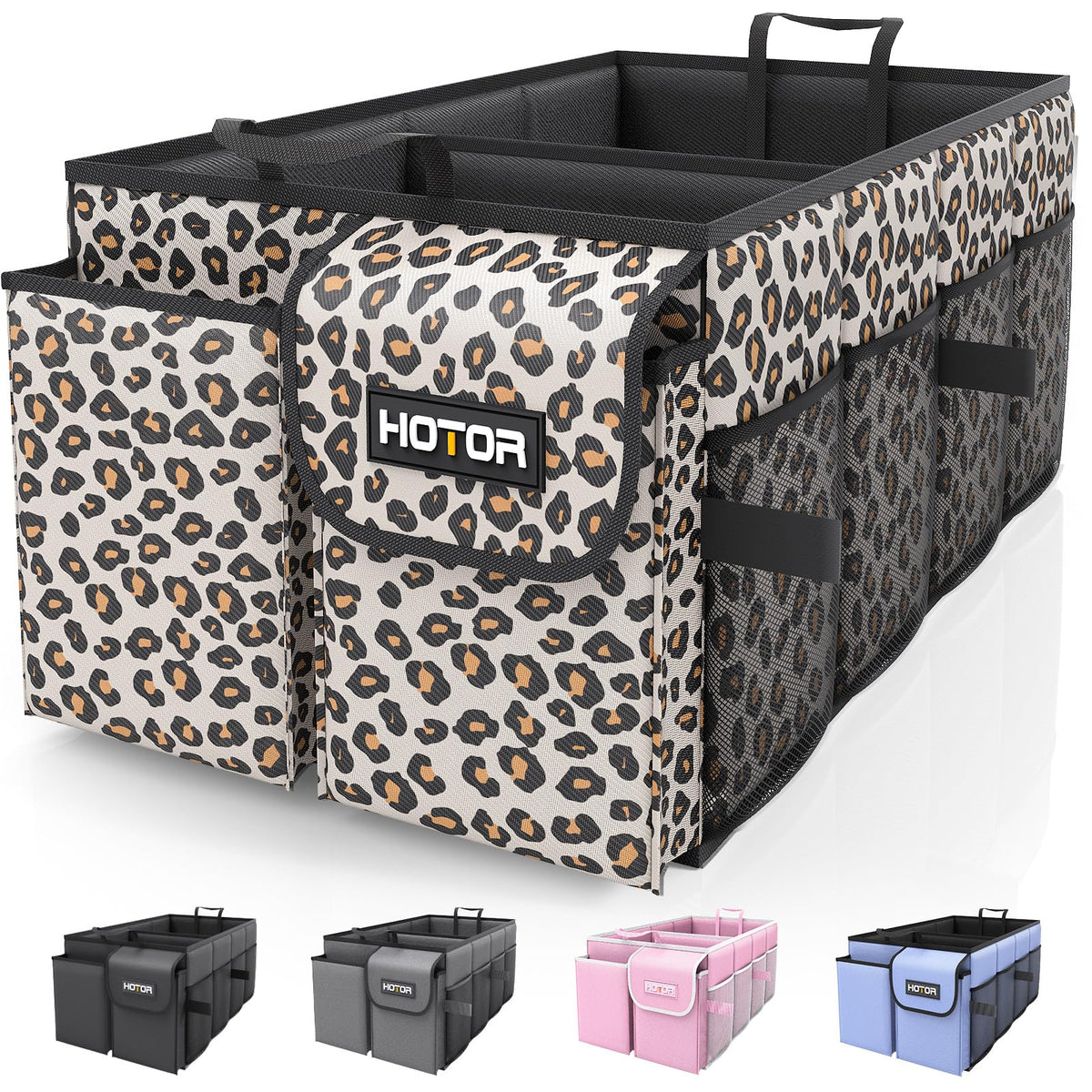 Foldable Trunk Organizer With Reinforced Storage