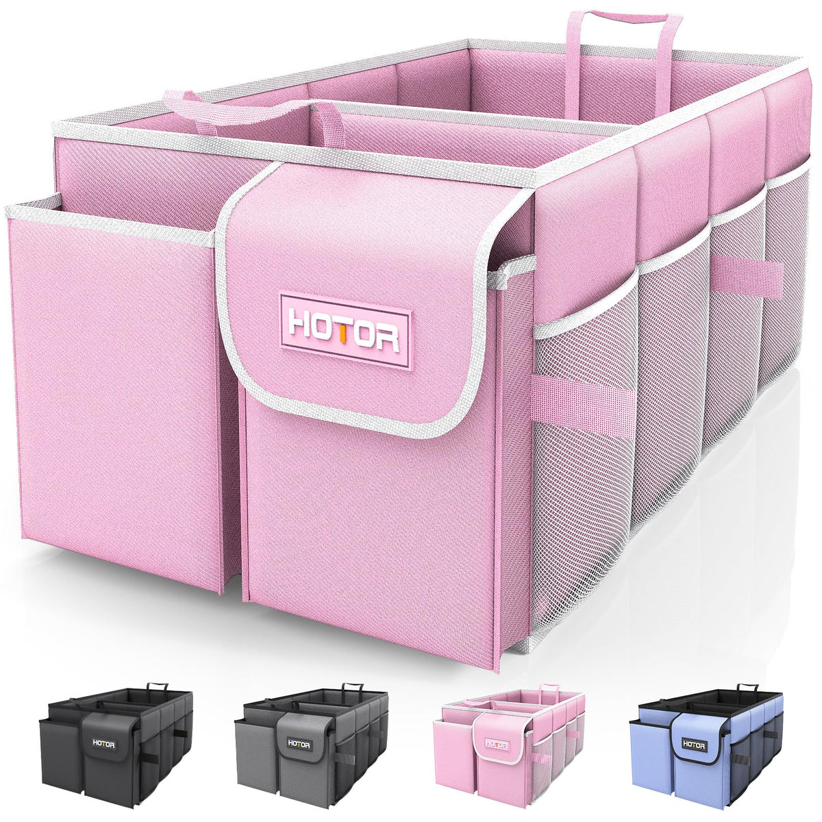 Foldable Trunk Organizer With Reinforced Storage