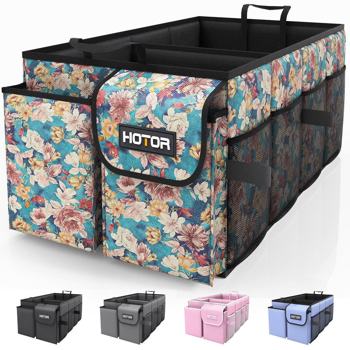 Foldable Trunk Organizer With Reinforced Storage