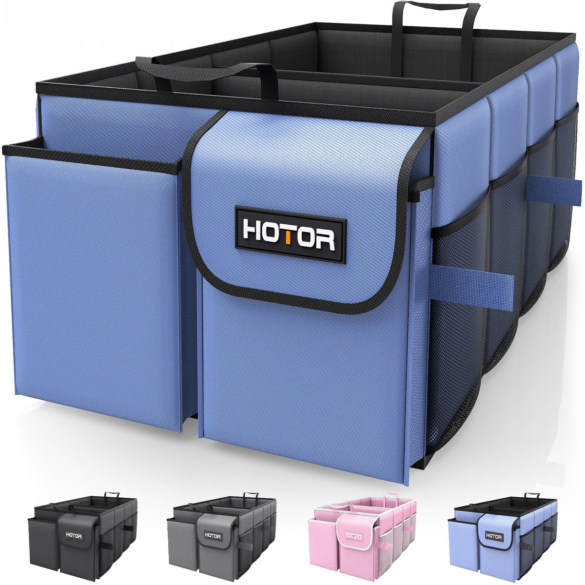 Foldable Trunk Organizer With Reinforced Storage