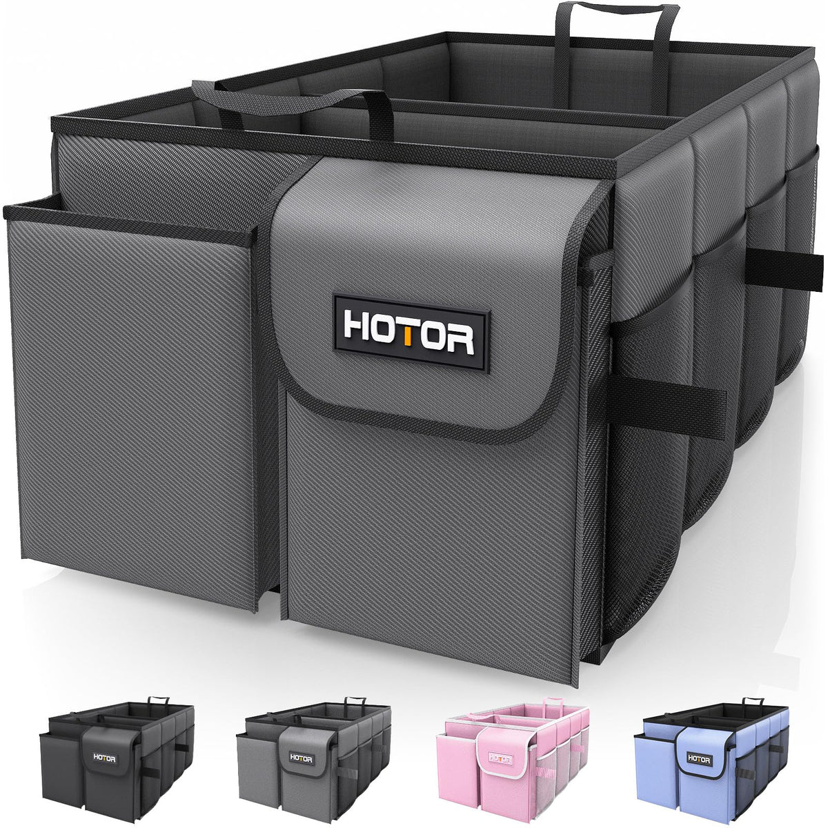 Foldable Trunk Organizer With Reinforced Storage
