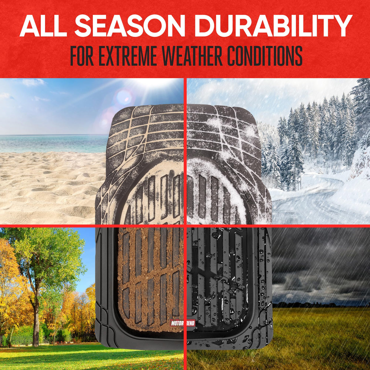 FlexTough All-Weather Car Floor Mats