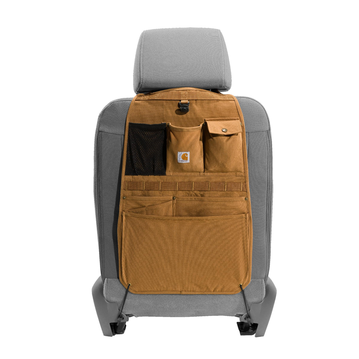 Nylon Duck Seat Back Organizer With Utility Pockets